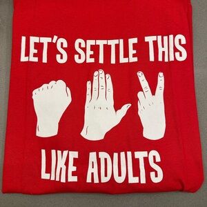 NWT Men’s Red Graphic T-Shirt size 2XL